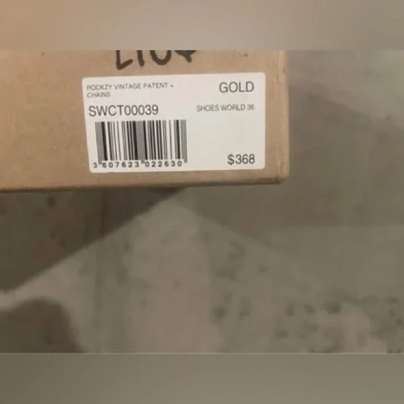 Zadig‎ and Voltaire Rockzy Vintage Patent with chains, size US 5 - Picture 5 of 6